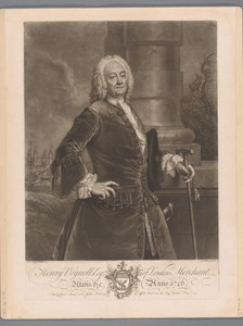Portret van Henry Voguell op 56-jarige leeftijd