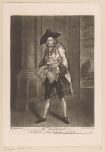 Portret van Henry Woodward als de heer uit Lethe