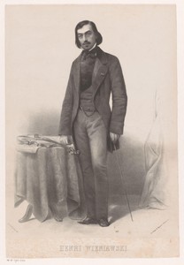 Portret van Henryk Wieniawski
