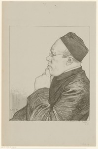 Portret van Herman Johannes Aloysius Maria Schaepman