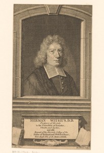 Portret van Herman Witsius op 73-jarige leeftijd