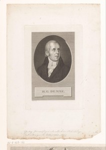 Portret van Hermann Christian Gottfried Demme