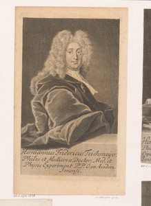 Portret van Hermann Friedrich Teichmeyer