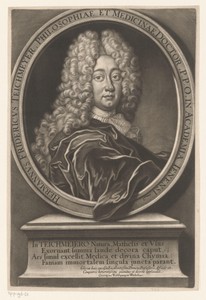 Portret van Hermann Friedrich Teichmeyer