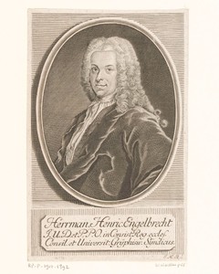 Portret van Hermann Heinrich Engelbrecht