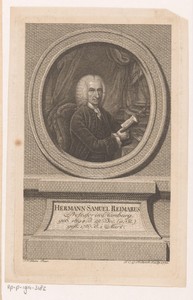 Portret van Hermann Samuel Reimarus