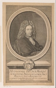 Portret van Hermann von der Hardt