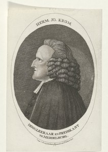 Portret van Hermanus Johannes Krom