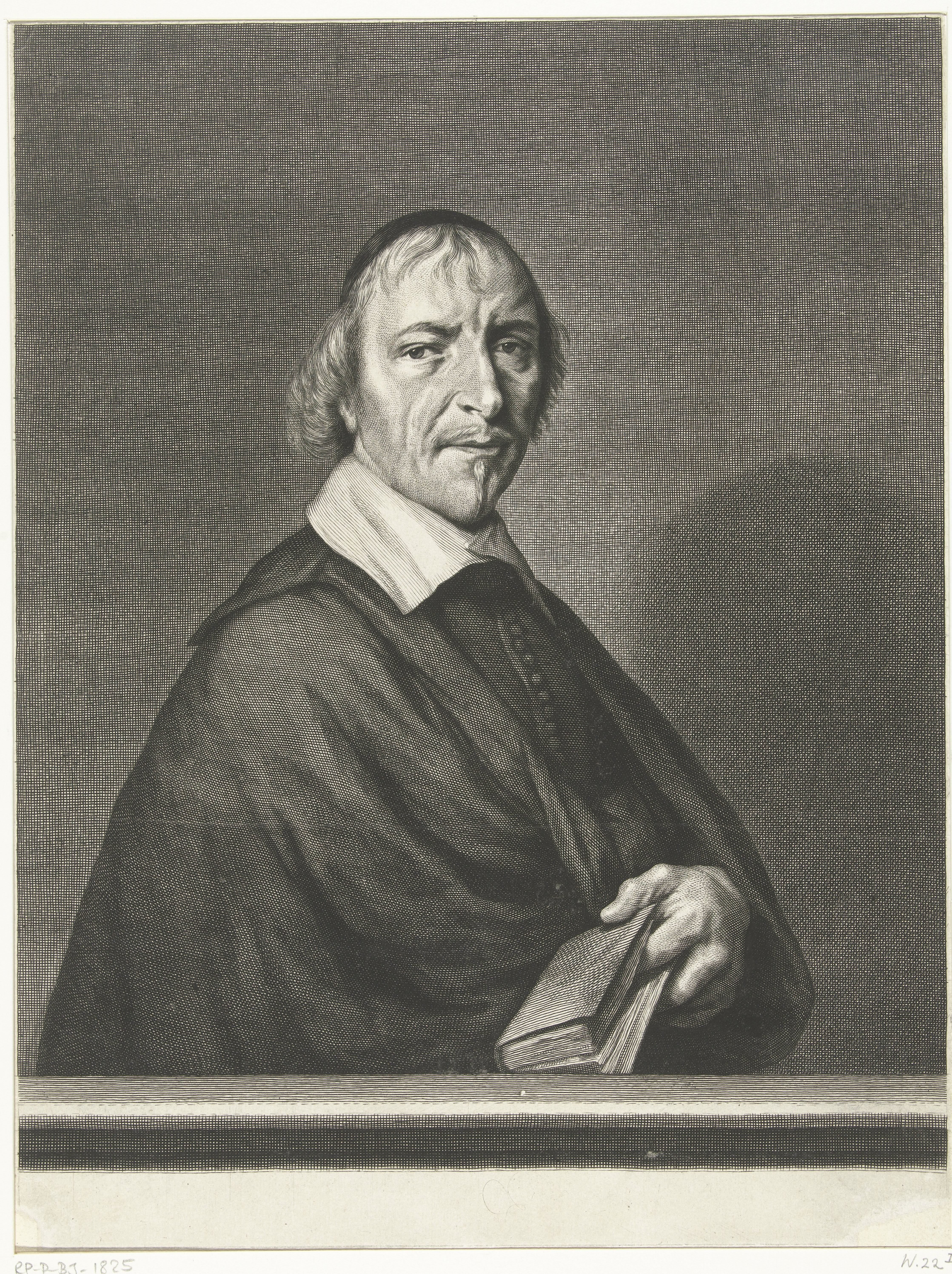 Portret van Hermanus Langelius by Abraham Bloteling