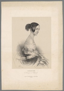 Portret van Hermine Amalie Marie van Oostenrijk