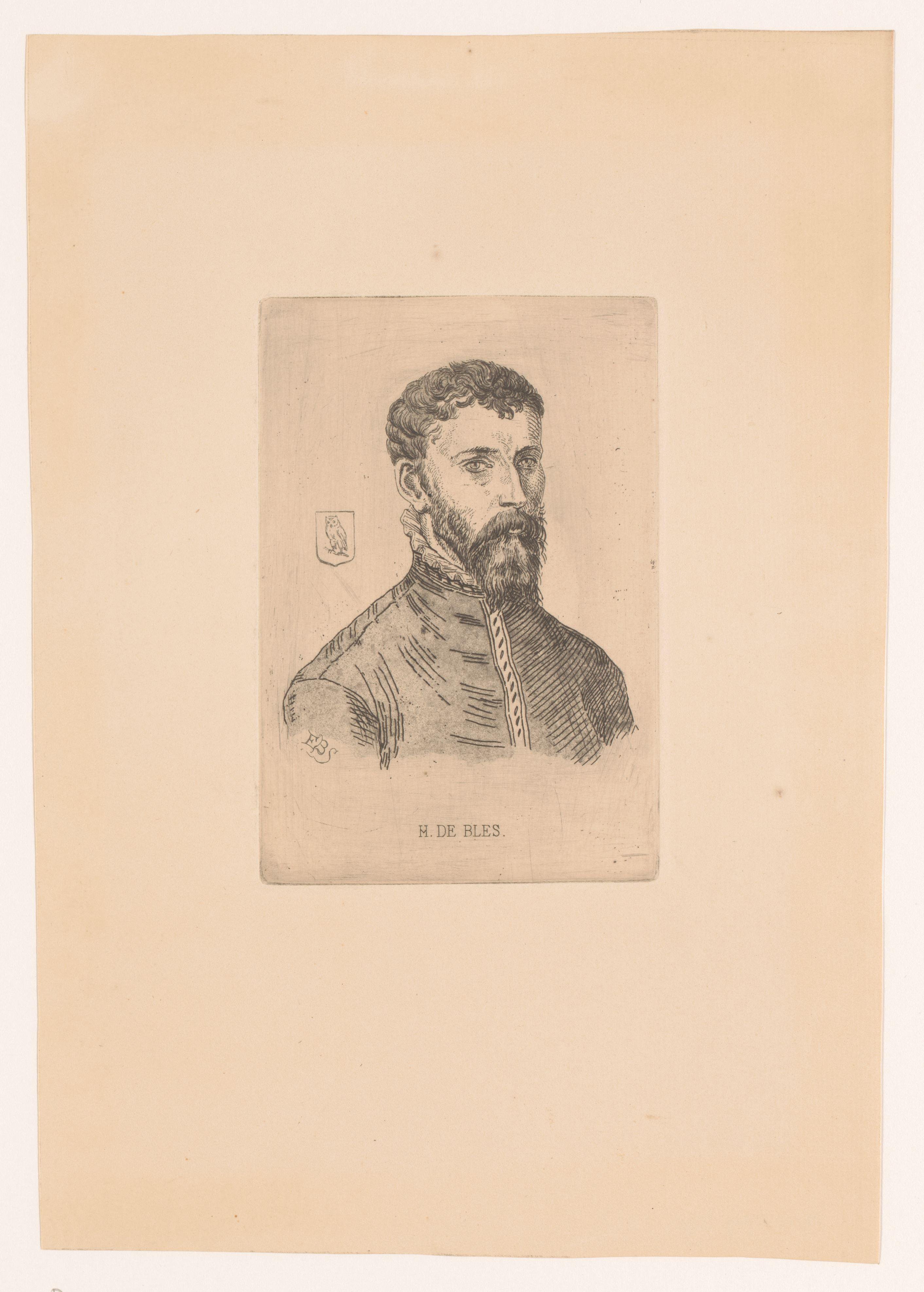 Portret van Herri met de Bles by Edgar Alfred Baes