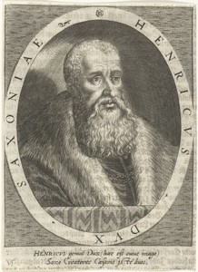 Portret van hertog Hendrik de Vrome van Saksen
