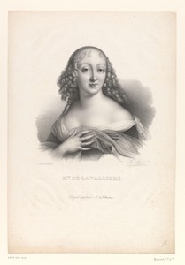 Portret van hertogin Louise de La Vallière