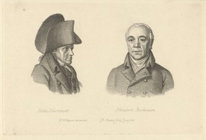 Portret van Hidde Heeremiet en Hendrik Berkman