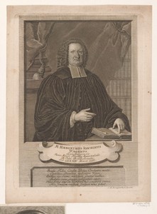 Portret van Hieronymus Joachim Waeger