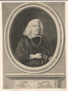 Portret van Hieronymus Sulzer op 68-jarige leeftijd