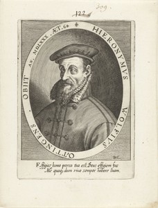 Portret van Hieronymus Wolf