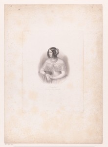 Portret van Hildegard van Beieren, aartshertogin van Oostenrijk