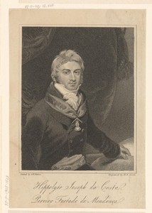 Portret van Hipólito da Costa