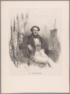 Portret van Hippolyte Victor Valentin Sebron