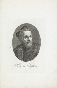 Portret van historicus en filoloog Vincenzo Borghini