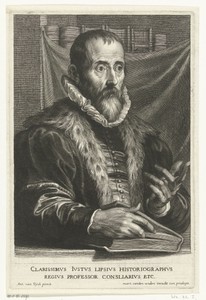 Portret van historicus Justus Lipsius