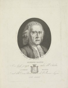 Portret van historicus Scipione Maffei