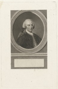 Portret van Hobbe baron Van Aylva stadscommandant van Maastricht