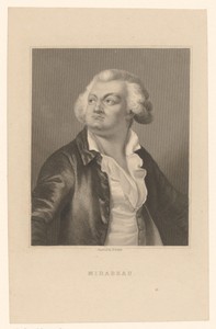 Portret van Honoré-Gabriel de Riqueti