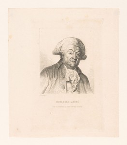 Portret van Honoré Gabriel de Riqueti, graaf van Mirabeau