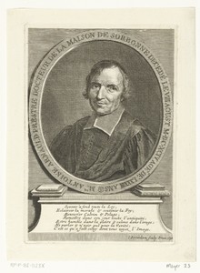 Portret van hoogleraar theologie Antoine Arnauld