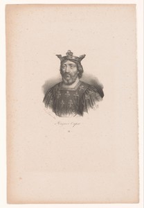 Portret van Hugo Capet, koning van Frankrijk