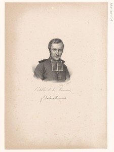 Portret van Hugues-Félicité Robert de Lamennais
