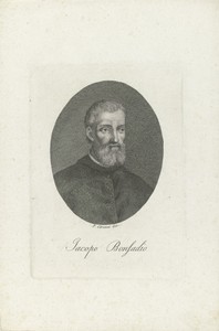 Portret van humanist en historicus Jacopo Bonfadio