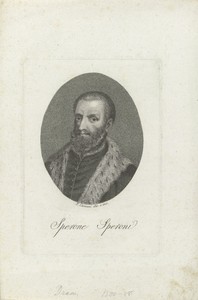 Portret van humanist Sperone Speroni