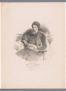 Portret van Hussein Dey