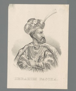 Portret van Ibrahim, pasja van Egypte