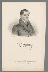 Portret van Ignaz von Seyfried