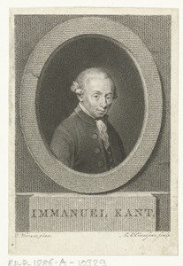Portret van Immanuel Kant