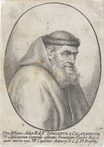 Portret van Innocentius de Calataverone, generaal der Capucijnen