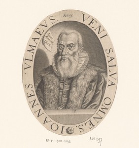 Portret van Ioannes Ulmaeus