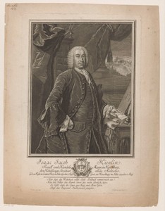 Portret van Isaac Jacob Hienlin