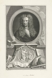 Portret van Isaac Newton