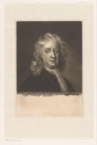 Portret van Isaac Newton
