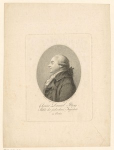 Portret van Isaak Daniel Itzig