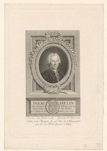 Portret van Isaak Iselin
