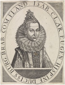 Portret van Isabella Clara Eugenia, infante van Spanje