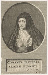 Portret van Isabella Clara Eugenia, infante van Spanje