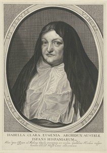Portret van Isabella Clara Eugenia, infante van Spanje