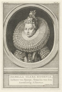 Portret van Isabella Clara Eugenia, infante van Spanje